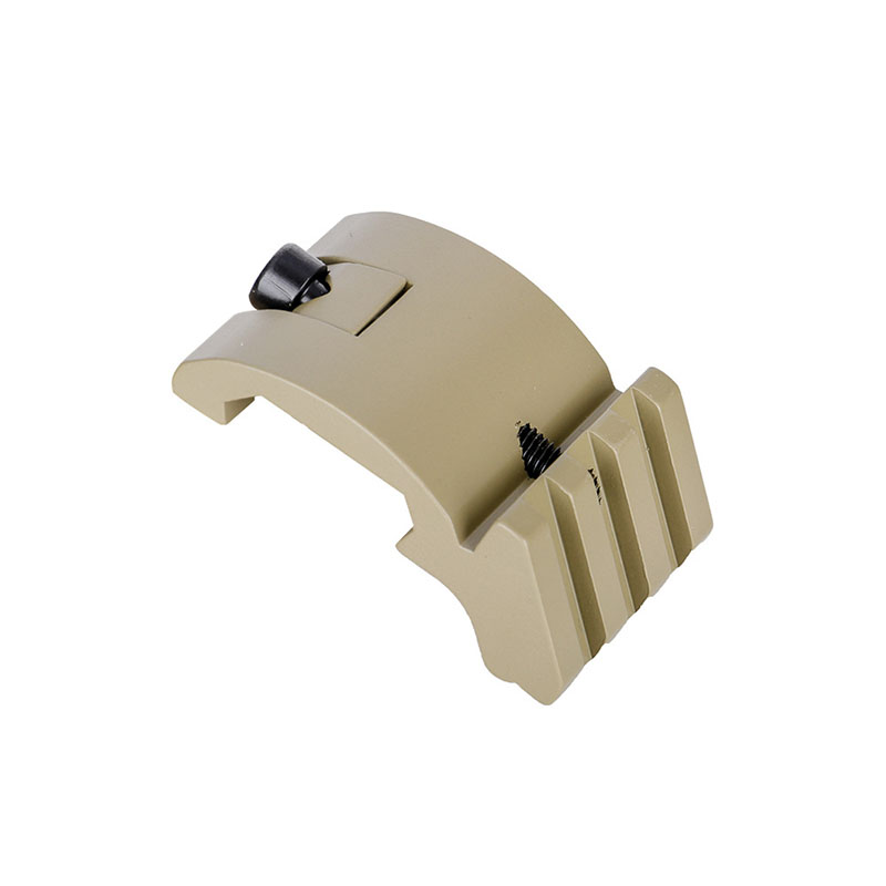 45 degree curved rail handguard 45 degree side metal sight bracket