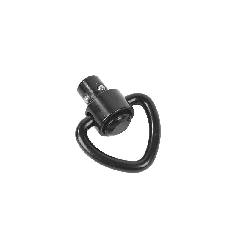 Heart-shaped quick-release buckle metal sling buckle tactical sling buckle metal ring buckle QD quick-release buckle 1 inch steel bead buckle - Image 4