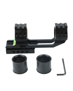 Sighting tube clamp metal level tube clamp one-piece bracket 11/21mm interchangeable clamp
