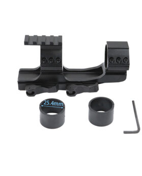 25.4mm/30mm scope quick release tube clamp one-piece quick release bracket rear extension integrated 21mm card slot sight clamp