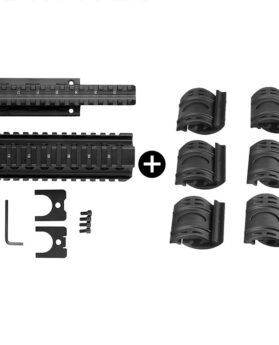 Heightening rail bracket + eye protection