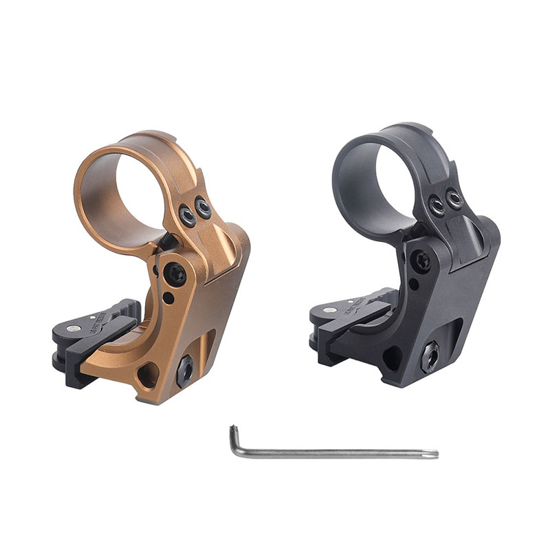 CNC aluminum alloy base adapts to G33 series universal height-increasing bracket UN flip-over quick-release bracket